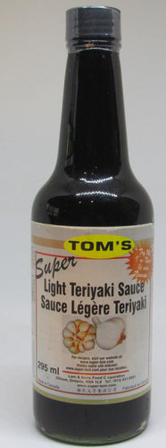 Super Tom's Light Teriyaki Sauce bottle
